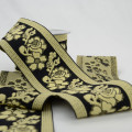 Jacquard Flowers Black