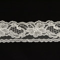 Lace 2613 with Metallic Weave White / Silver