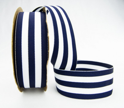 Grosgrain Mono Stripes Navy