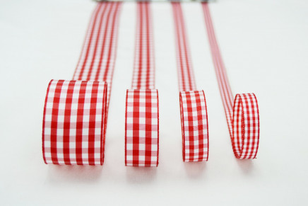 Taffeta Gingham Check Red