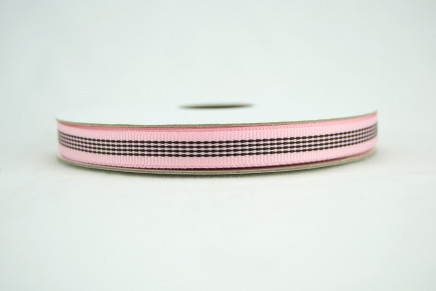 Grosgrain Glitz & Stripes Chocolate Bubblegum