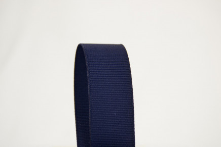 Solid Grosgrain Stiffer Quality Ribbon Navy