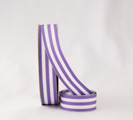 Grosgrain Mono Stripes Lavender