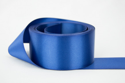 Single Face Satin Ribbon, 1-1/2-Inch, 50 Yards, Antique Blue