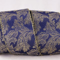 Wired Jacquard Floral Damask Purple / Gold
