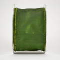 Wired Taffeta Ribbon Moss