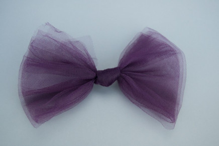 Tulle Ribbon Plum