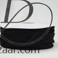 Flat Elastic Cord Black