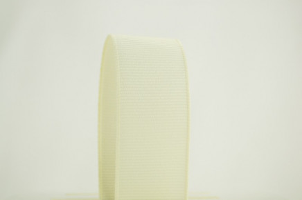 Solid Grosgrain Ribbon Antique White