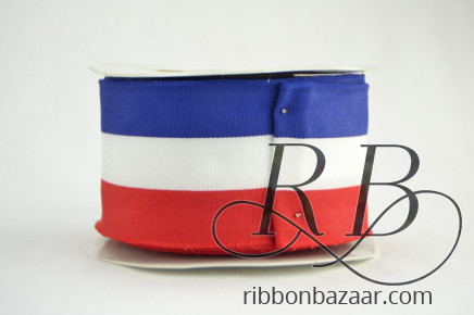 Wired Patriotic Stripes Red White & Blue