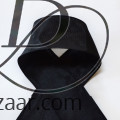 Wired Woven Edge Taffeta Ribbon Black