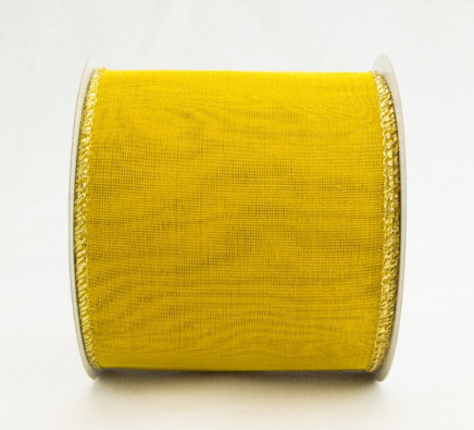 Wired Metallic Sheer Yellow Gold