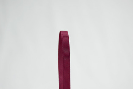 Solid Grosgrain Ribbon Wine