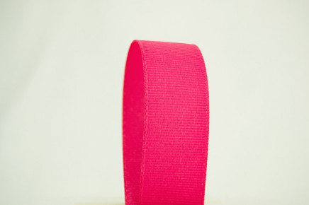 Shocking Pink Texture 3/8 Inch x 100 Yards Grosgrain Ribbon