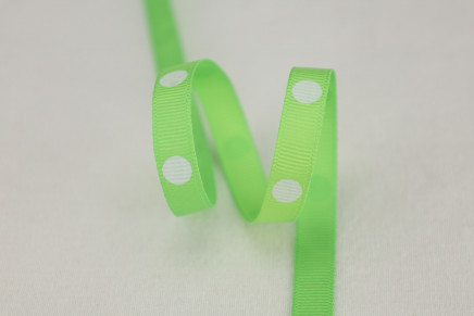 Grosgrain Polka Dots Lime Juice