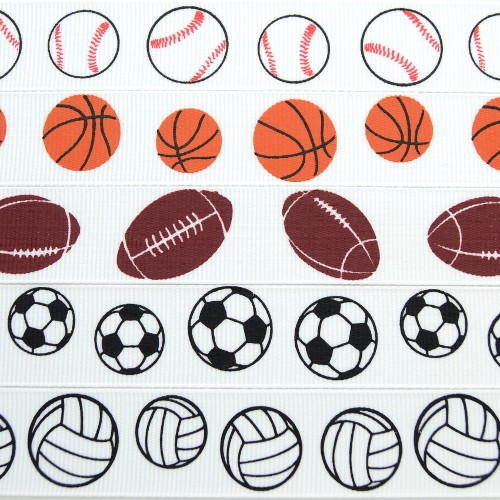Grosgrain Sport Balls Print