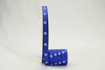 Grosgrain Dippy Dots Royal / Blue