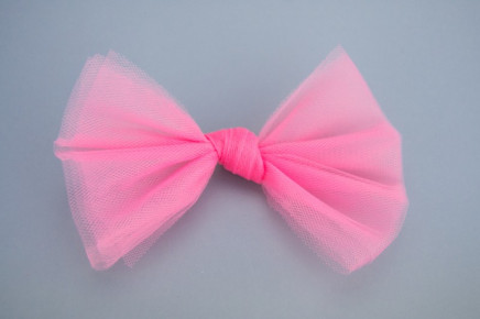 Tulle Ribbon Shocking Pink