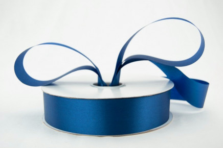 Outdoor Satin Polyester Ribbon Royal Blue