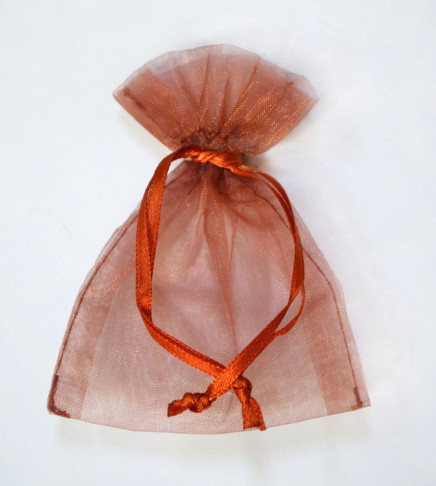 Sheer Organza Pouches Copper