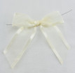 Two Loops Satin Edge Sheer Twist Tie Bows