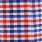 Wired Red, White & Blue Mini Check Ribbon