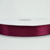 Wine 1/4" Single Faced Satin 100yd Spool
