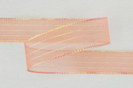 Corsage Ribbon Coral
