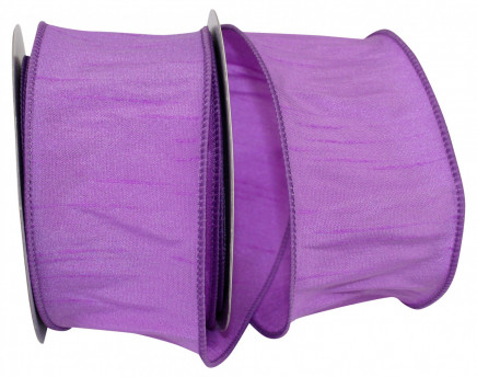 Wired Polyester Dupioni Violet