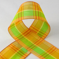 Wired Spring Plaid Taffeta