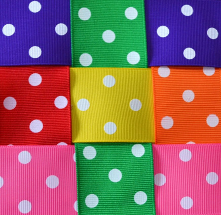 Grosgrain Polka Dots