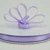 Lavender 3/16" Feather Edge Double Faced Satin 50yd Spool