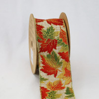 Wired Maple Leaf Ribbon