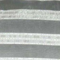 Wired Metallic Shadow Stripe Taffeta Ribbon