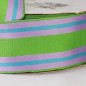 Wired Center Green Striped Cambridge Satin Ribbon