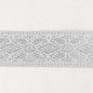 Jacquard Silver Metallic Ribbon