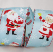 Snowman Print Wired Ribbon