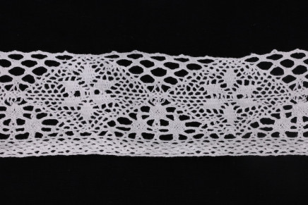 Cotton Crochet Lace White 15041