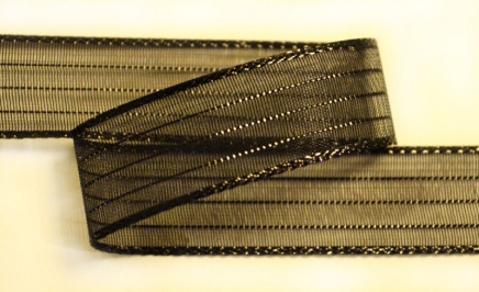 Corsage Ribbon Black