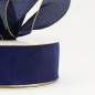Wired Metallic Edge Iridescent Sheer Taffeta Ribbon