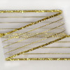 White Gold 5/8" Corsage Ribbon 50yd Spool