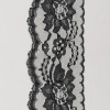 Black 3" 25yd Spool Flat Lace 443