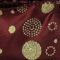 Wired Taffeta with Gold Fireworks Sparkle