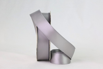 Wired Double Faced Satin Gray