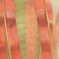 Wired Copper & Gold Metallic Sheer