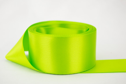 Double Faced Satin New Chartreuse