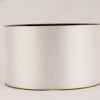 White 7/8" Outdoor Satin Acetate Ribbon 100yd Spool