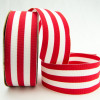 Red 1-1/2" Grosgrain Mono Stripes 20yd Spool