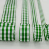 Green 7/8" Taffeta Gingham Check 25yd Spool