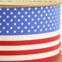 Cotton Flag Print Ribbon